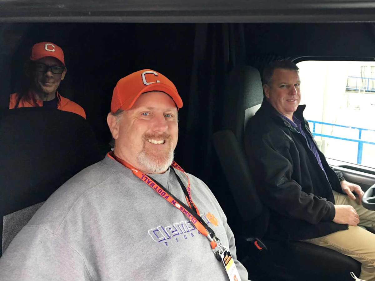 From left to right, Marion Bridges, Mike Brown and Ray Lewis are unpaid volunteers who are fulfilling their “dream job,” says Bridges. 